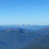 Views looking Southwest from Stoyoma Mountain. Long distance view of Mount Baker with the Cheam range in front.