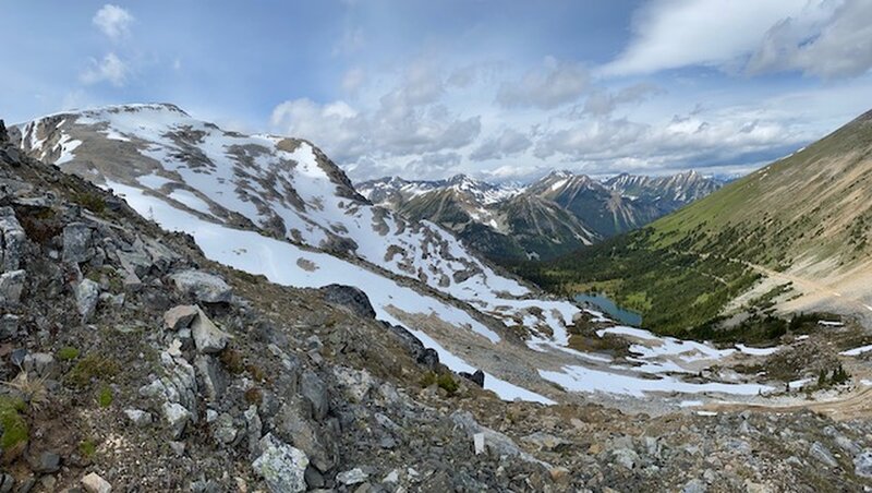 Panorama looking North from Blowdown Pass.