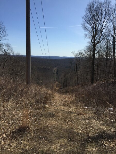 Power lines opening.