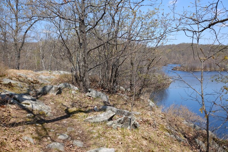 Red Trail - lake view