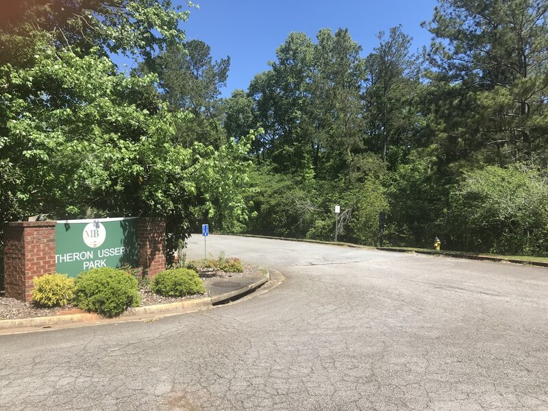 The Yellow Loop trailhead is across the road from the park sign.