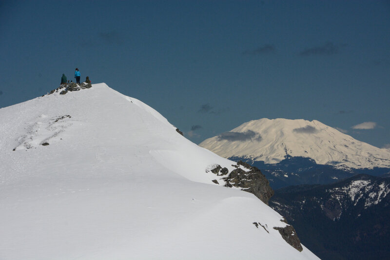 Mount St Helens behind Silver Star