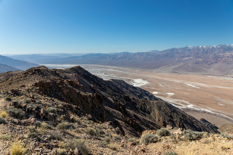 The southern part of Death Valley from the top of the Amargosa Range.