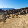 Looking back on the final ascent out of Golden Canyon.