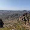 South facing view from the saddle.