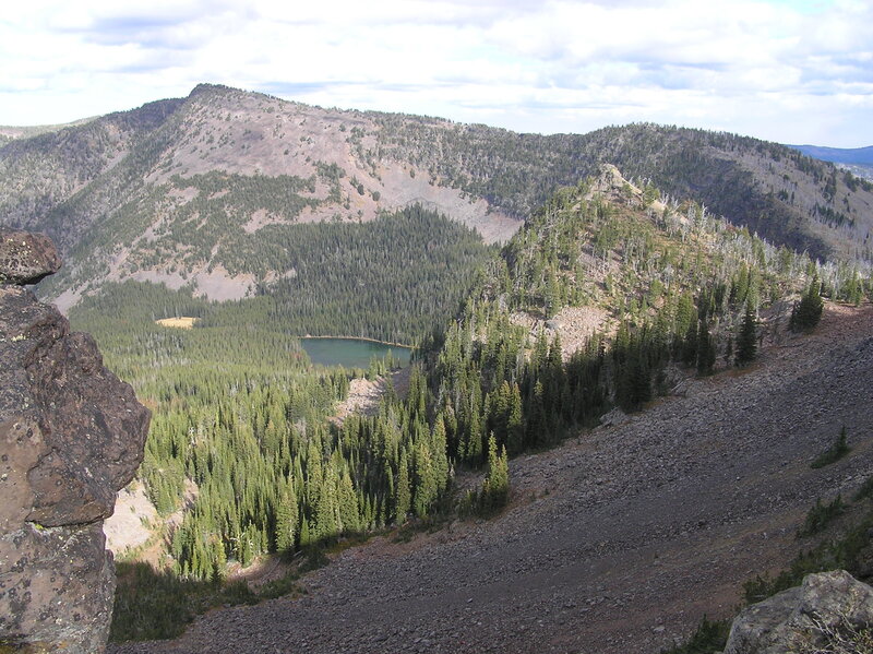 Slide Lake from pass (10-3-2018)