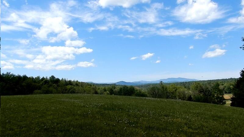 End view of gazebo trail at clearing just off of the gravel road.