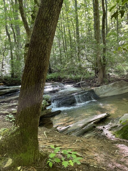 Creek at the bottom of the mountain.