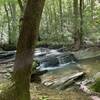 Creek at the bottom of the mountain.