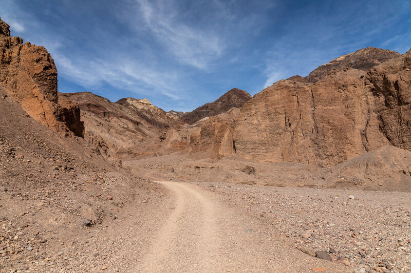 The mouth of the canyon leading to the natural bridge.