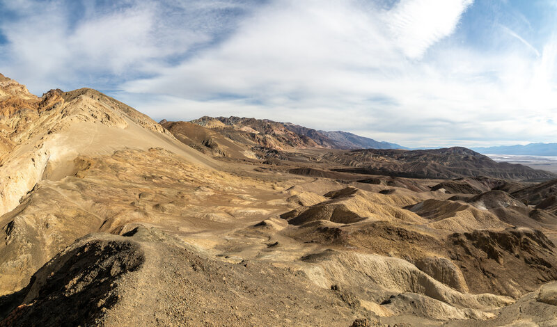 View south towards Artist's Palette