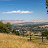 A bench on Ridgeline Trail.