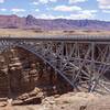 The historic Navajo Bridge from the viewpoint.