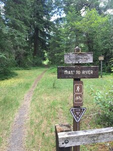 Middle Fork Trailhead from Sand Prairie Campground.