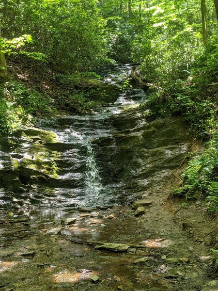 Waterfall on Little Mountain Falls Trail.