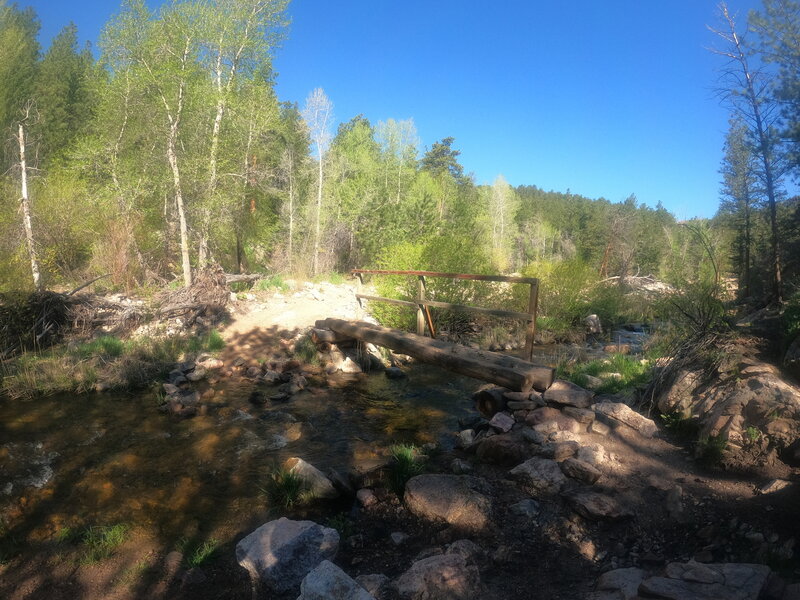 First creek crossing.