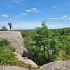 Secondary outcropping at summit point.