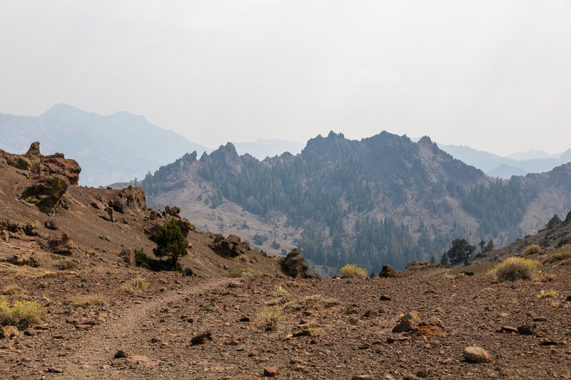 Smoke is in the air, but the view from PCT is stunning nonetheless.