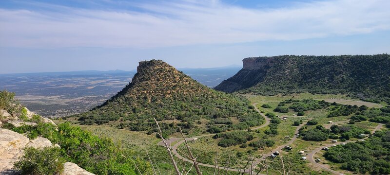 Top of the initial climb.