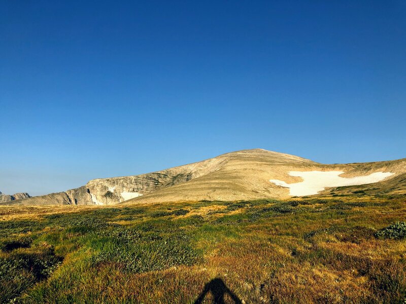 Looking over the tundra to Mt. Audubon.