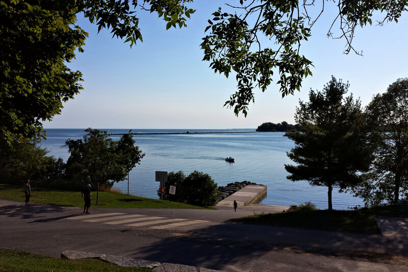 Boat launch at Lake Ontario Park