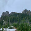 Rocky outcrops near the top of Osborne Mountain