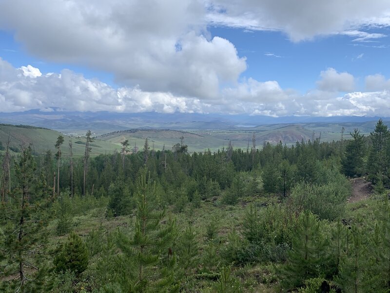 View from part way up.