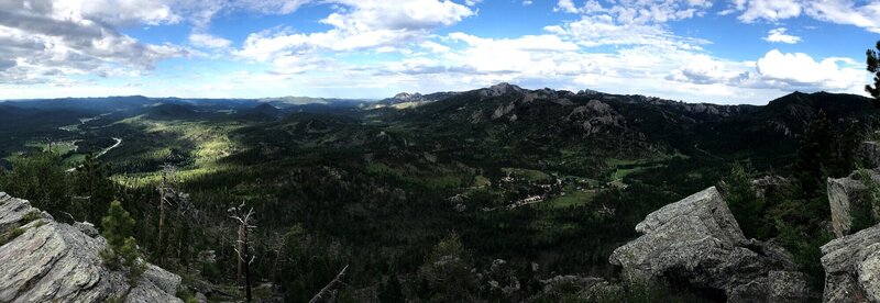 Beautiful view from the top looking toward Harney Peak.