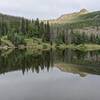 Upper lake - many dead trees (spruce beetle).