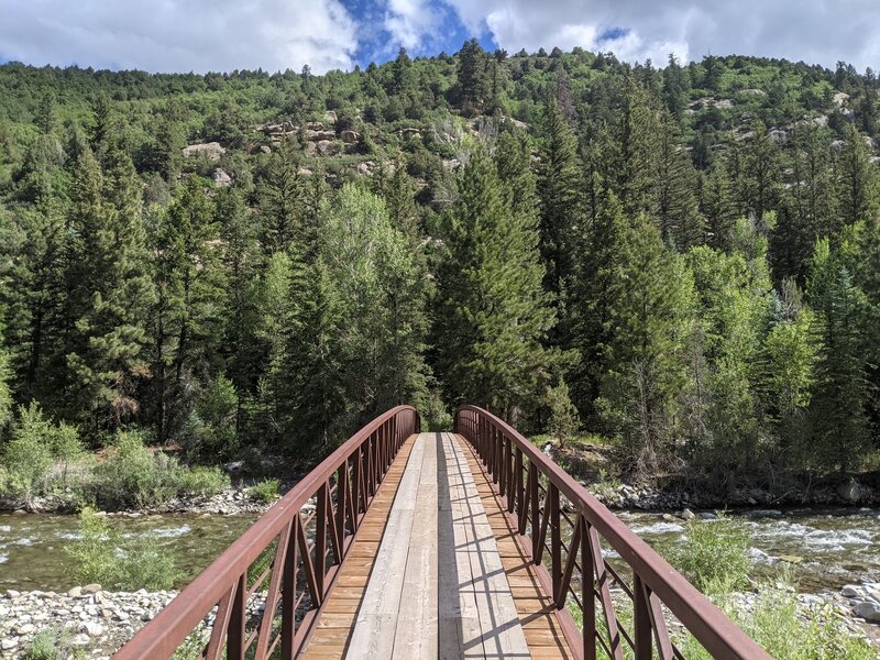 Bridge near the Erickson Spring trailhead.