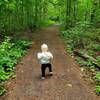 Little hiker on Trail 1