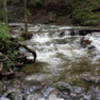 Crossing Money Brook - Didn't see any bridges or obvious stepping stones, so I had to get my feet wet to cross