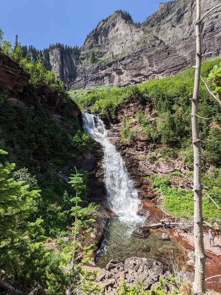 Middle falls on Bridal Falls Hiking Trail.