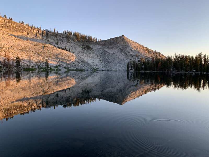 Ostrander Lake at Sunset