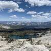 On Buena Vista Peak, overlooking Buena Vista Lake below.