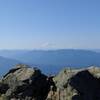 Mt. Rainier from the top of the Haystack on Mt. Si this morning.