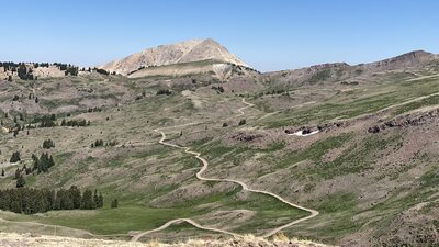 View from Delano Peak Trail.