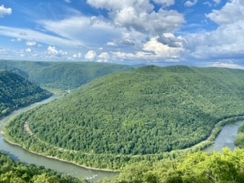 Gorg view of new river from the Grandview Overlook