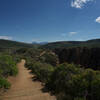 The trail leading out to Devils Lookout Trail.