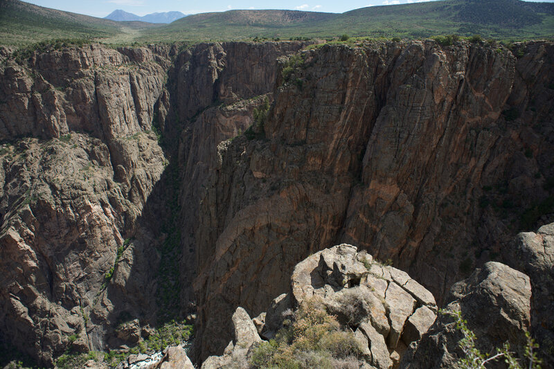 The view at the end of the Devils Lookout Trail.  You get great views down into the valley.