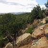 Pinyons and Rocks on Uncomformity.