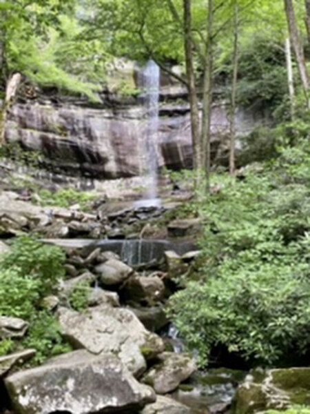 Rainbow falls (rainfall has been short this year). still beautiful.