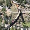 Looking down at Georgetown Loop Trestle