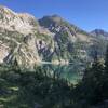 View into Snowmass Lake