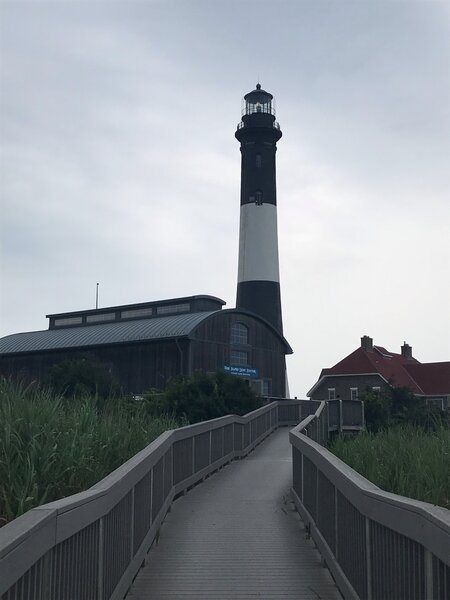 Fire Island Lighthouse, museum, and visitor center.