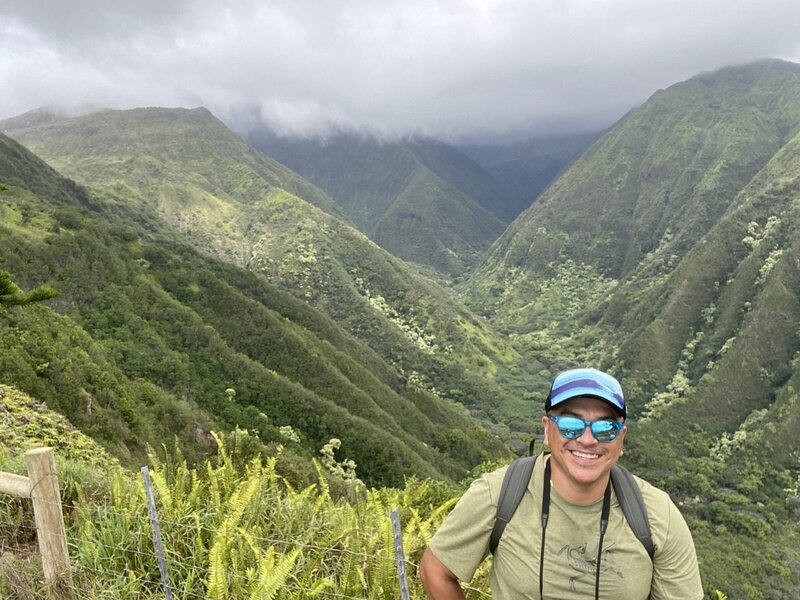 Waihe'e Ridge Trail in Maui.