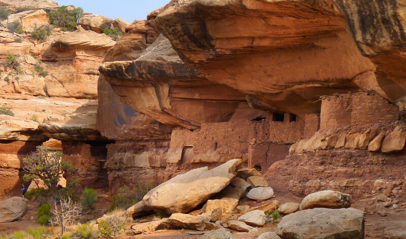 Moonhouse M-1 ruin seen from the east.