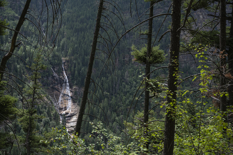 Cascade from trail.