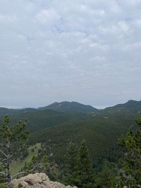 View from the top of Windy Peak.