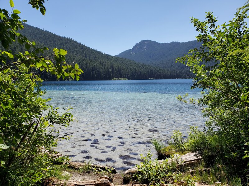 Blue Lake, summer day.